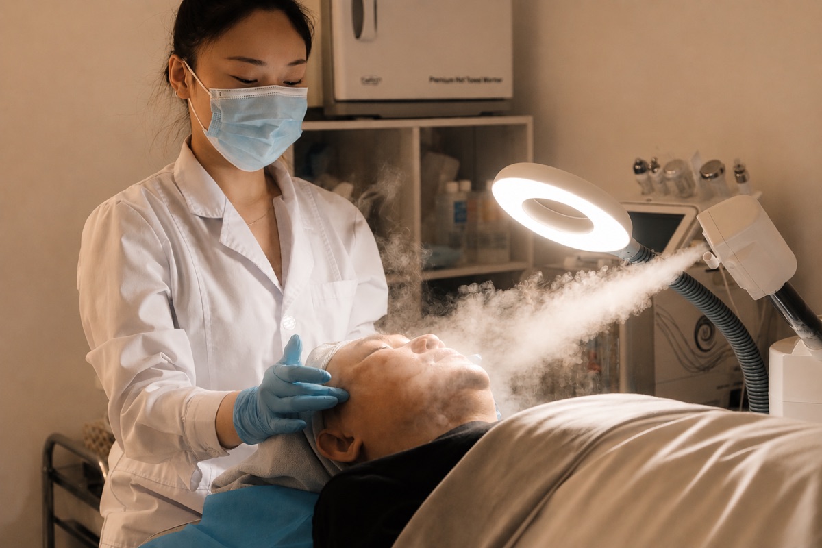 HydraFacial treatment at HQ Med Spa Flushing